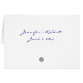 Peacock Plume in Gold en Plum Table Number Card (Achterkant Horizontaal)