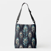 Peacock Plumes Crossbody Tas (Achterkant)