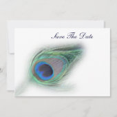 Peacock Plumes slaat de datum op Save The Date (Voorkant)