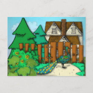 Peacock-Pop Briefkaart