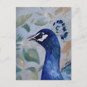 Peacock Portrait Briefkaart