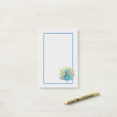 Peacock Post-it® Notes (Op bureau)