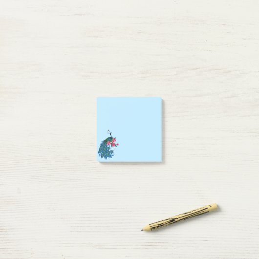 Peacock Post-it-Notes Post-it® Notes (Op bureau)