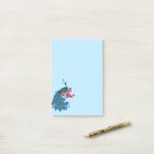 Peacock Post-it-Notes Post-it® Notes (Op bureau)