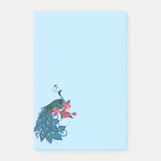 Peacock Post-it-Notes Post-it® Notes (Voorkant)