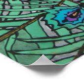 Peacock Poster (Hoek)