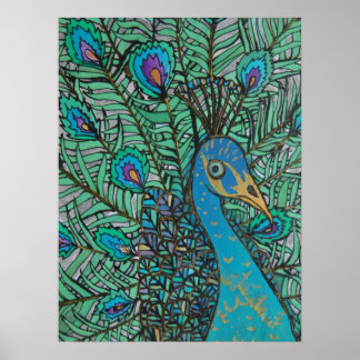 Peacock Poster