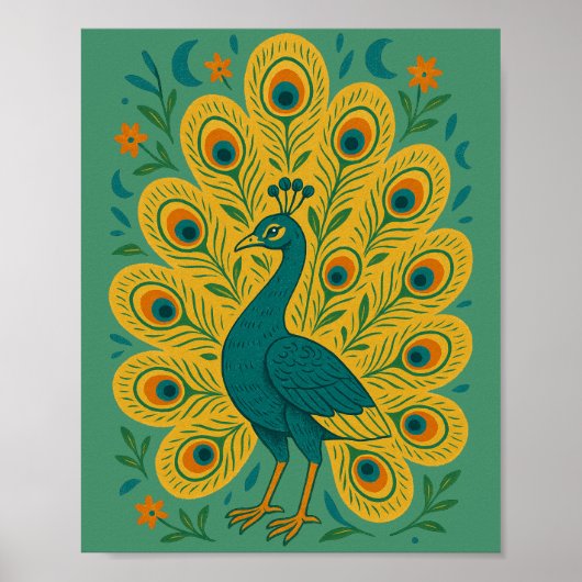 Peacock Poster (Voorkant)