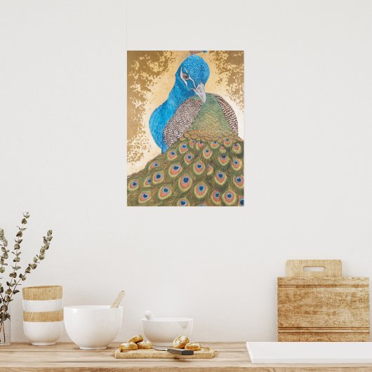 Peacock Poster (Keuken)