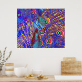 Peacock Poster (Keuken)