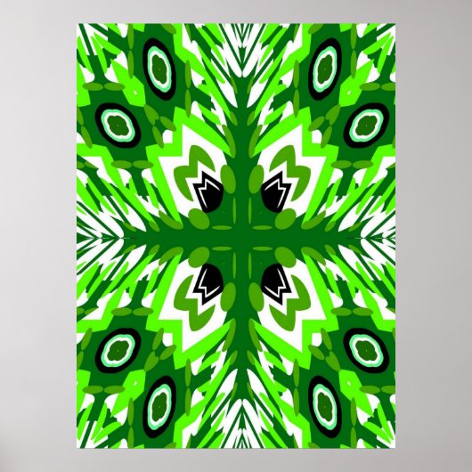  Peacock Poster (Voorkant)