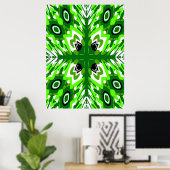  Peacock Poster (Thuiskantoor)