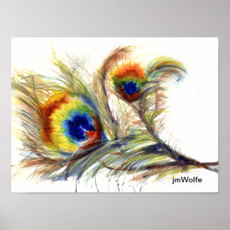 Peacock-Poster "Mind's Eye" Poster