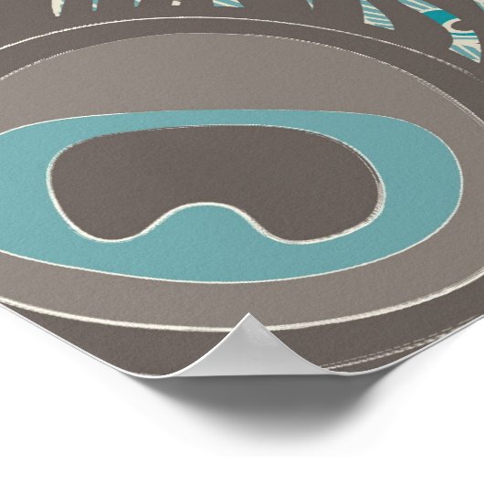 Peacock-Poster Poster (Hoek)