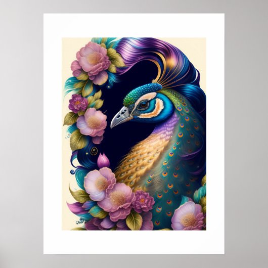 Peacock-Poster Poster (Voorkant)
