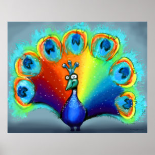 Peacock-Poster Poster