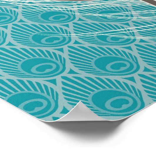 Peacock-Poster Poster (Hoek)