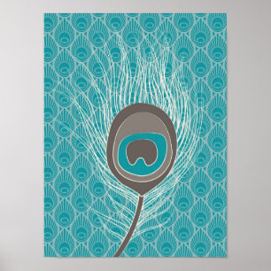 Peacock-Poster Poster