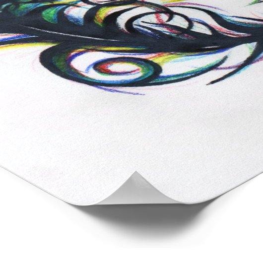 Peacock-Poster Poster (Hoek)