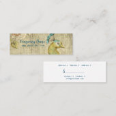 Peacock - Prijs Label, Visitekaartje (Voorkant / Achterkant)