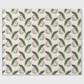 Peacock Print Cadeaupapier (Vlak)
