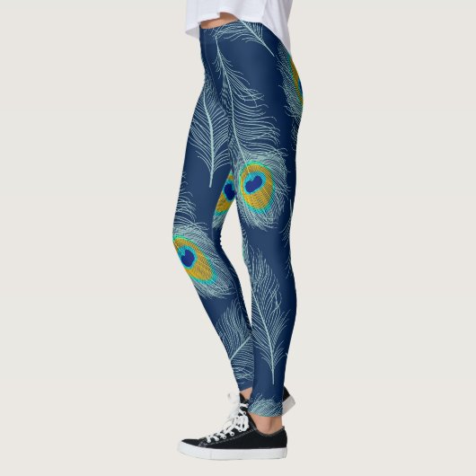 Peacock Print Leggings (Links)