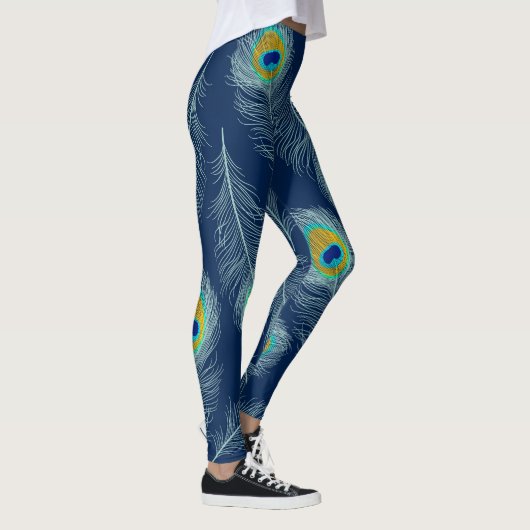 Peacock Print Leggings (Rechts)