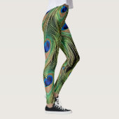 Peacock Print Pattern Legging (Rechts)