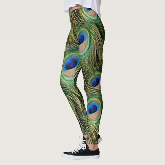 Peacock Print Pattern Legging (Links)
