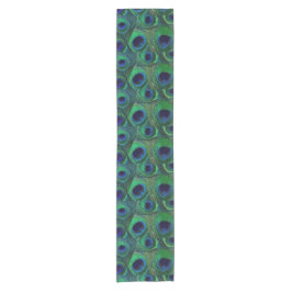  Peacock Print Table Runner Korte Tafelloper