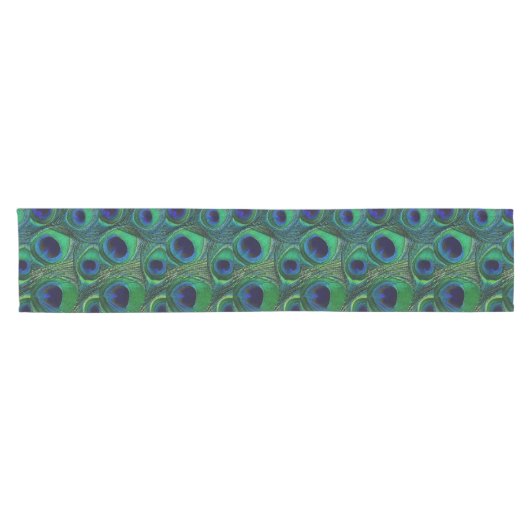  Peacock Print Table Runner Korte Tafelloper (Horizontaal)