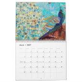 Peacock Printed Art Wall Agenda 2014 Kalender (Mar 2027)