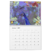 Peacock Printed Art Wall Agenda 2014 Kalender (Jan 2027)