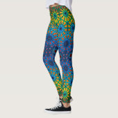 Peacock Prism Stijlvolle Multicolour Gradient Abst Leggings (Links)