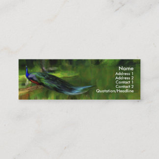 Peacock-profiel / visitekaartje