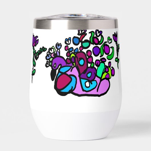 Peacock purple roses  (Voorkant)