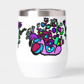 Peacock purple roses (Achterkant)