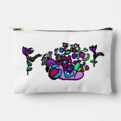 Peacock purple roses etui (Voorkant)