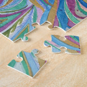 Peacock Puzzle Legpuzzel (Zijkant)