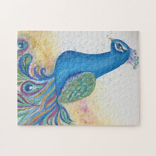 Peacock Puzzle Legpuzzel (Horizontaal)