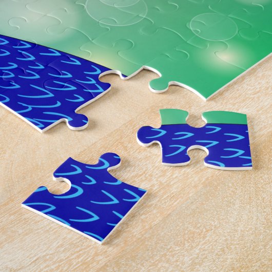 Peacock Puzzle Legpuzzel (Zijkant)