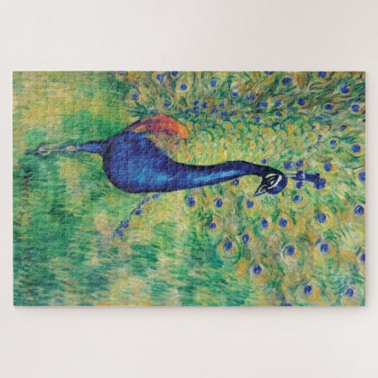 Peacock - Puzzle Legpuzzel (Horizontaal)