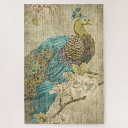 Peacock - Puzzle Legpuzzel (Verticaal)