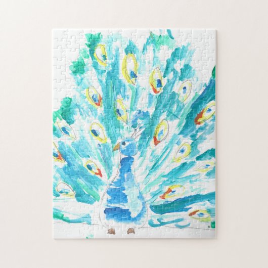 Peacock Puzzle Legpuzzel (Verticaal)