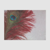 Peacock Red en White Tissuepapier (Voorkant)
