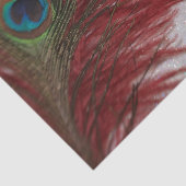 Peacock Red en White Tissuepapier (Detail)