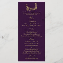 Peacock Regency in Paarse bruiloft Menu