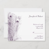 Peacock Regency in Paarse Respons Kaart (Voorkant)