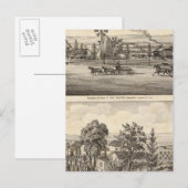 Peacock res, Willow Glen Briefkaart (Voorkant / Achterkant)