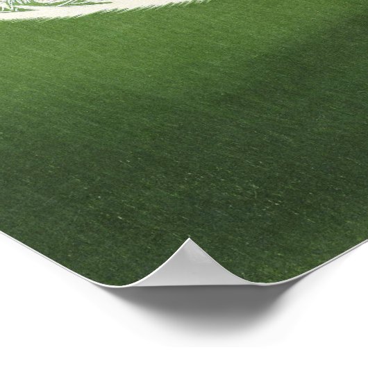  Peacock, Retro Japans Poster (Hoek)